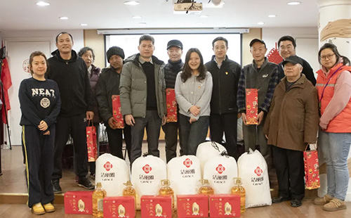 上海美萊黨支部開展聯(lián)建關愛活動，新春送暖情滿曹家堰！